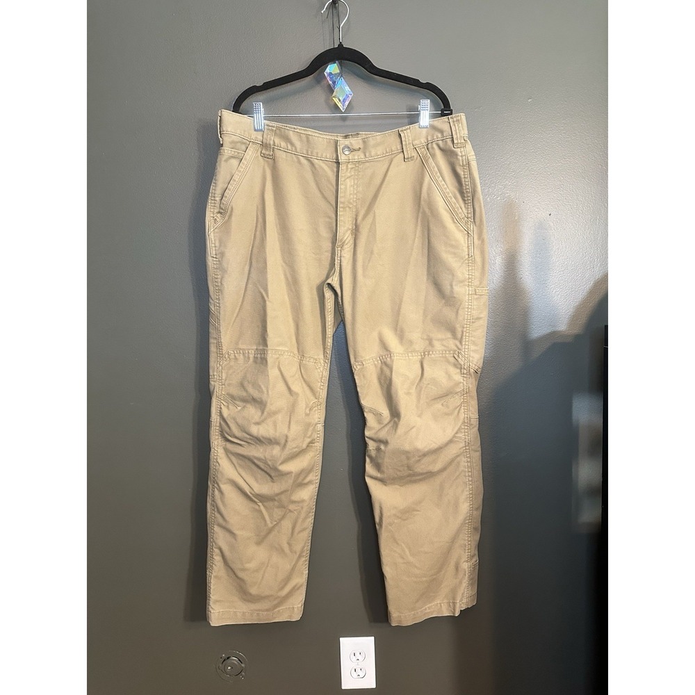Carhartt Full Swing Relaxed Fit Work Pants Tan 38 X 30 - Picture 3 of 9
